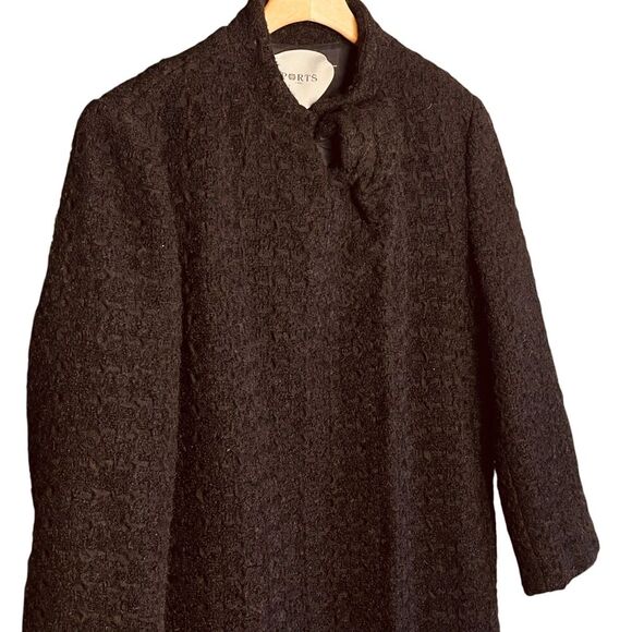 Ports 1961 Wool Blend Logo Plaque Single Breasted Coat - Picture 4 of 12